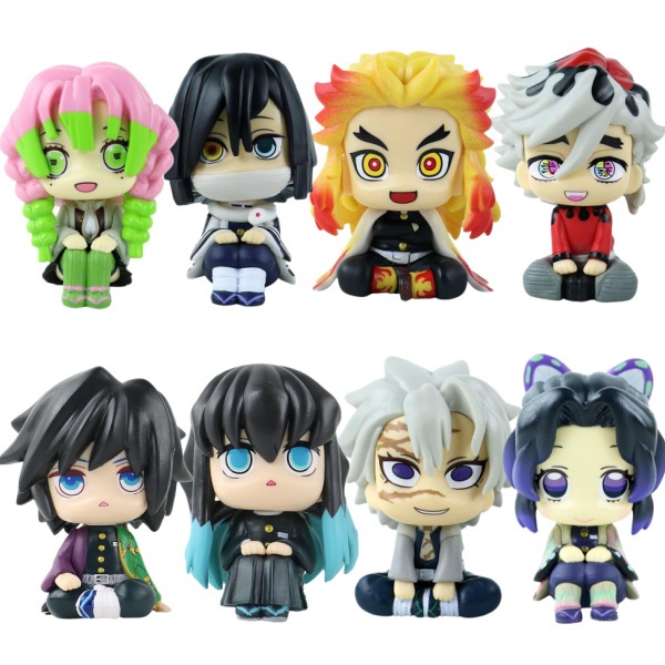 Demon Slayer Look Up รูป 10 ซม. LookUp ตัวเลข Kimetsu ไม่มี Yaiba Tanjiro Muichiro Giyu Olanai Douma