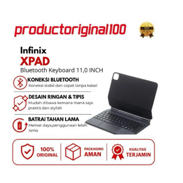 เคส Bluetooth คีย์บอร์ด Infinix Xpad ของแท้