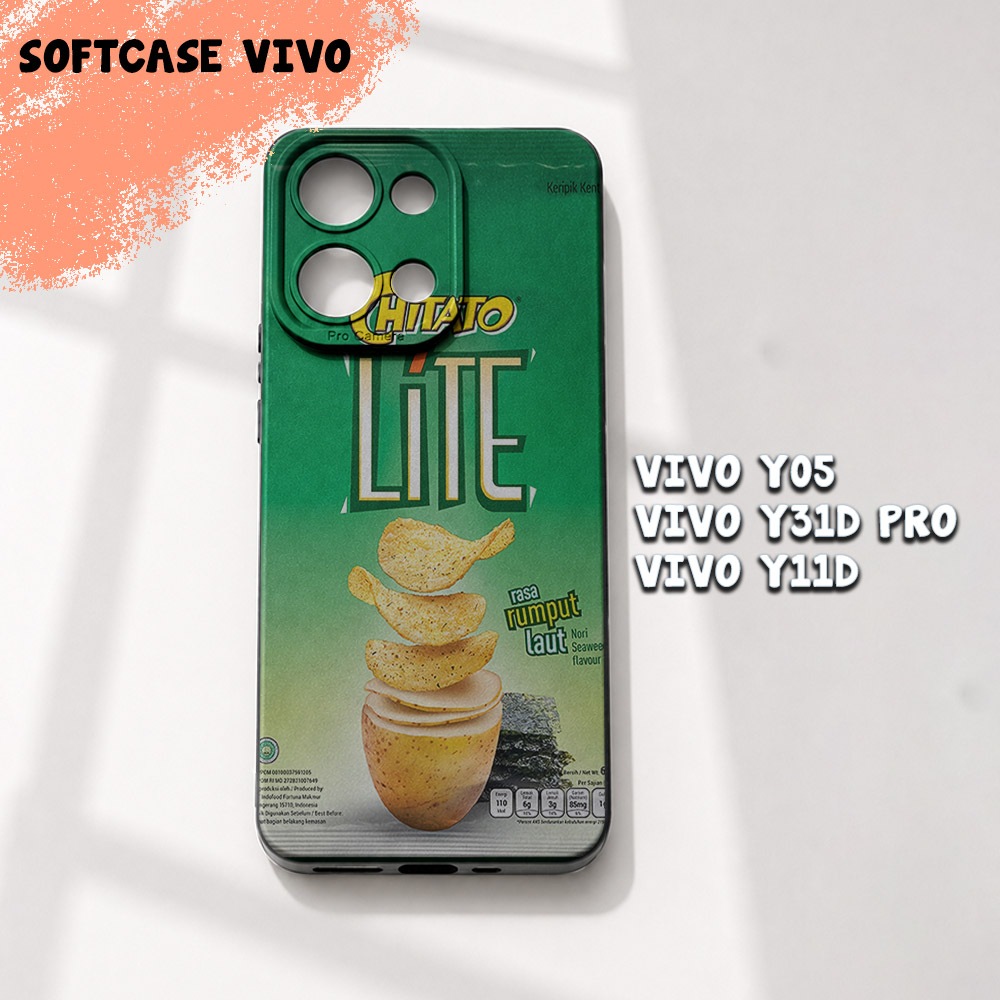 SOFTCASE VIVO Y05 | Y11D | Y31D PRO | W55 Cool Aesthetic Casing | ขนมขบเคี้ยว