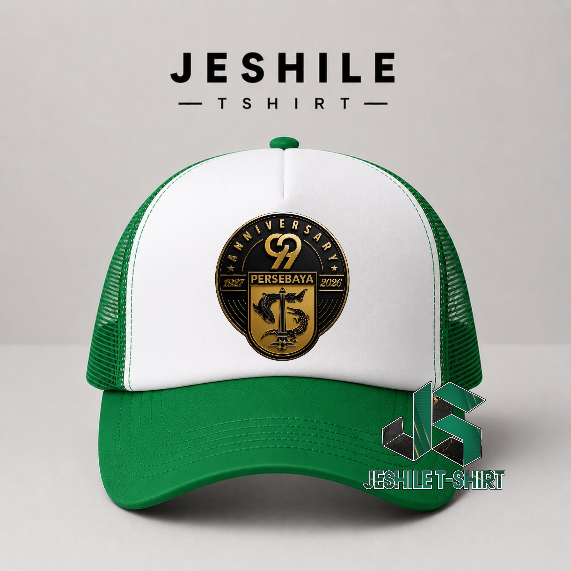 PERSEBAYA ANNIVERSARY HAT 99TH BLACK EDITION 2026 By Jeshile T-Shirt