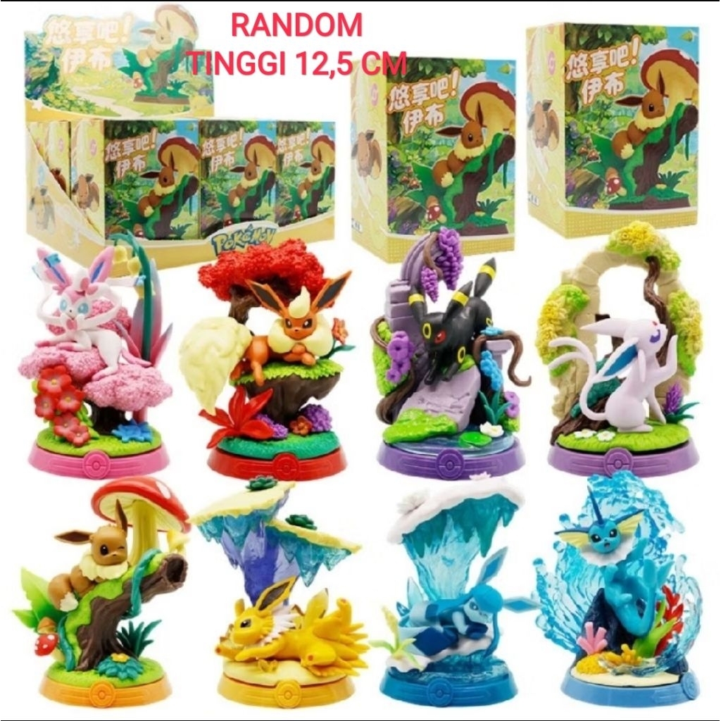 Pokémon Eevee Evolution Series 3 FUNISM Blind Box Action Figure