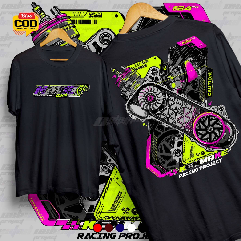 MATIC KENMAKE Distro เสื้อยืด 5tp racing ดีไซน์ใหม่ล่าสุด