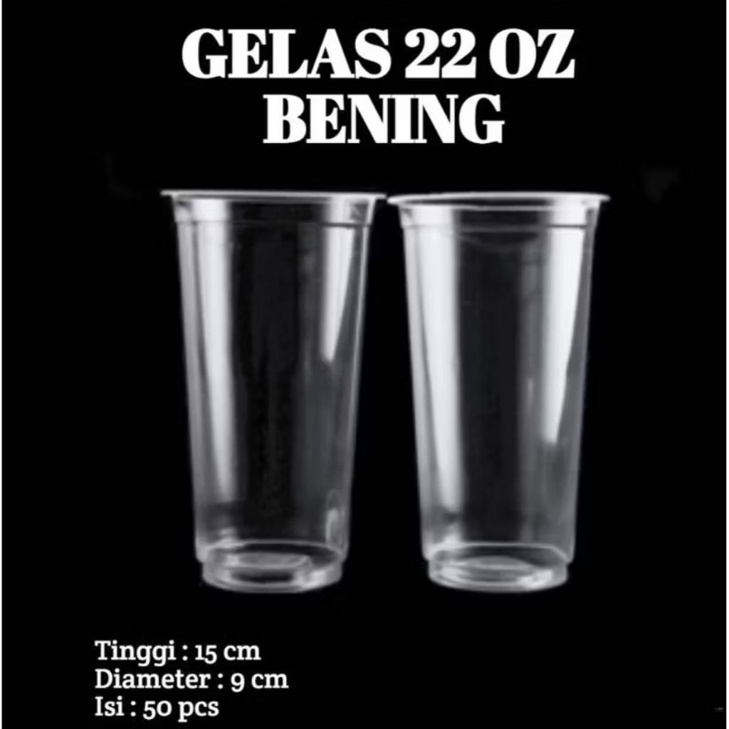 22OZ 22 OZ THICK CUP แก้ว 50 ชิ้น