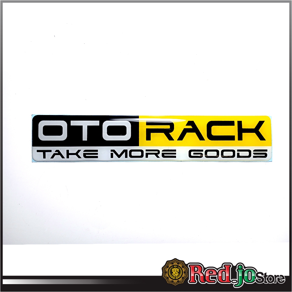 สติ๊กเกอร์ OTRACK BOX | สติ๊กเกอร์สัญลักษณ์ ROOF RACK | กล่อง ROOF นูนแบบยืดหยุ่น 3 มิติ