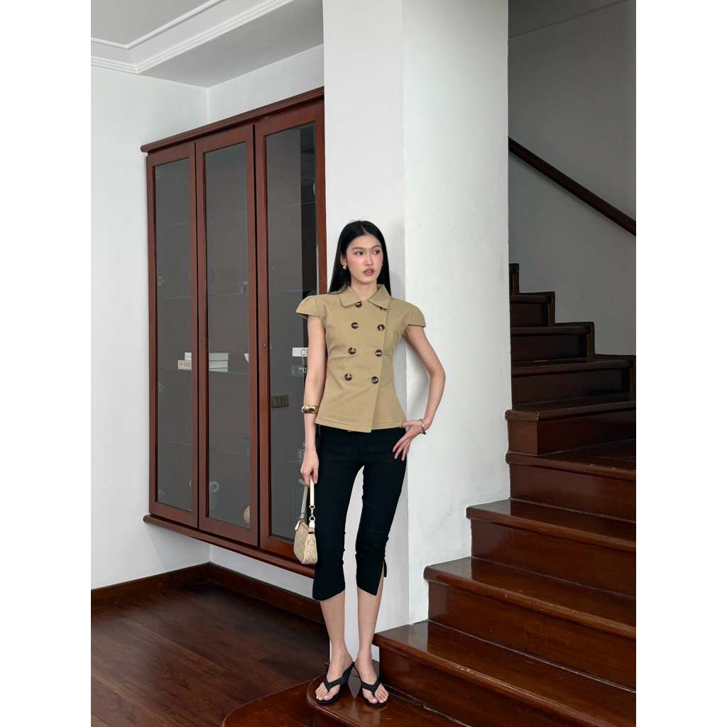 คอร์อาสตูดิโอ | TRENCH TOP / เสื้อสตรี
