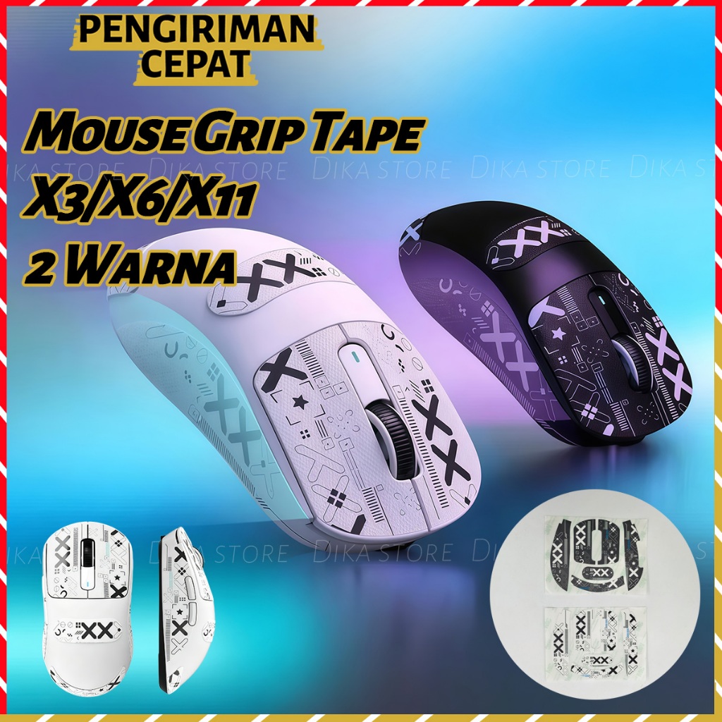 เมาส์สําหรับเล่นเกม Grip เทป Anti-Slip สติกเกอร์เหงื่อเมาส์ Protector เหมาะสําหรับ ATTACK SHARK X3/X
