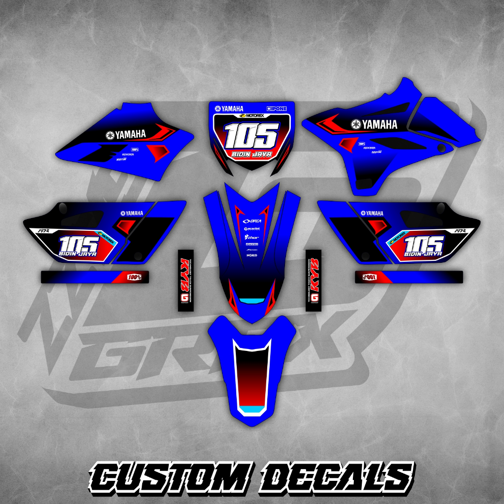 YZ85 สติ๊กเกอร์เก่า / DECAL YZ 85 ใหม่ BEBEK STANDARD DECAL STICKER YZ 85 DECAL STICKER YZ 85 ใหม่ 1