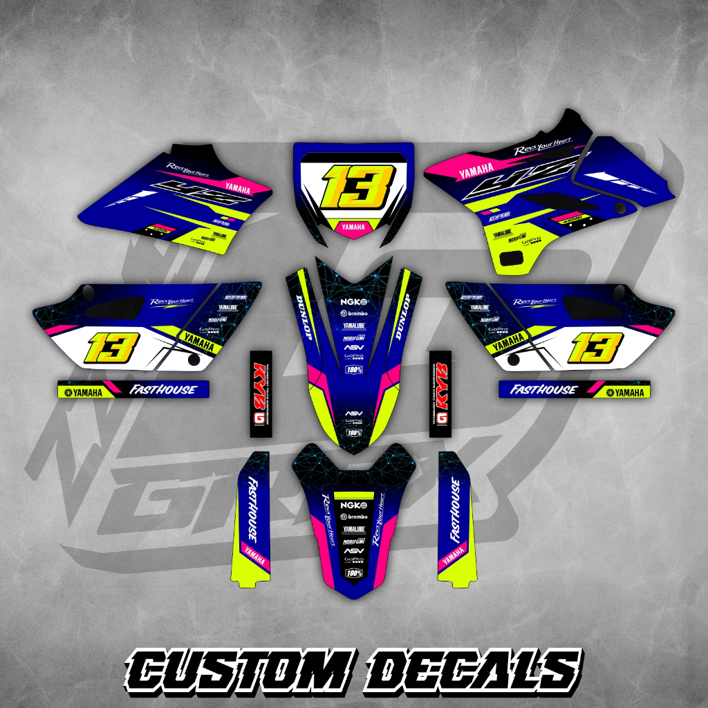 YZ85 สติ๊กเกอร์เก่า / DECAL YZ 85 ใหม่ BEBEK STANDARD DECAL STICKER YZ 85 DECAL STICKER YZ 85 ใหม่ 8