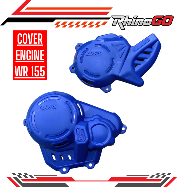 MESIN RhinoGo- ฝาครอบ engnie wr 155 pnp vixion mx king ตัวป้องกันบล็อกเครื่องยนต์ด้านซ้าย ทนความร้อน ทนต่อแรงกระแทก