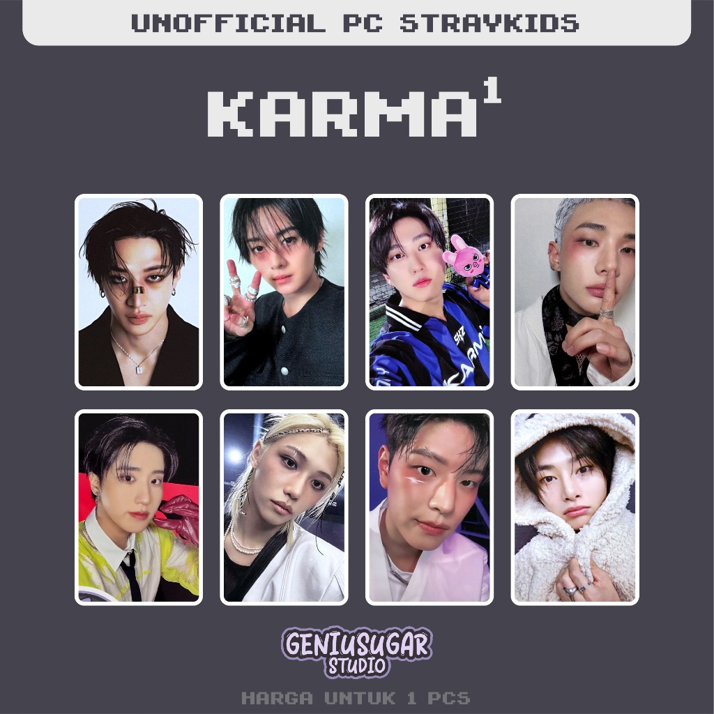 1 ชิ้น - [STRAYKIDS] KARMA UNOFFICIAL PHOTOCARD [1]