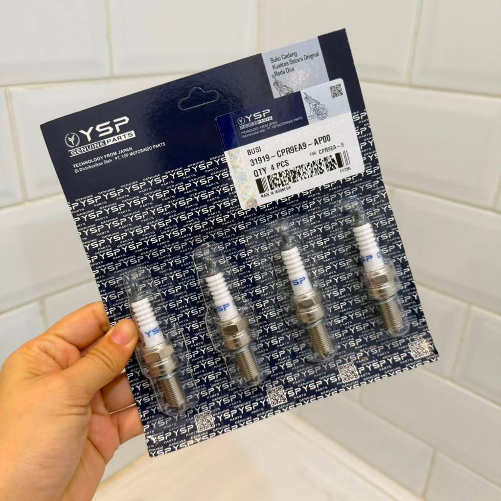 (WHOLESALE) YSP-Y7 SPARK PLUG (CPR9EA9) VARIO 110 125 150 ESP / CRF 150L / MEGA PRO / SCOOPY FI / PC