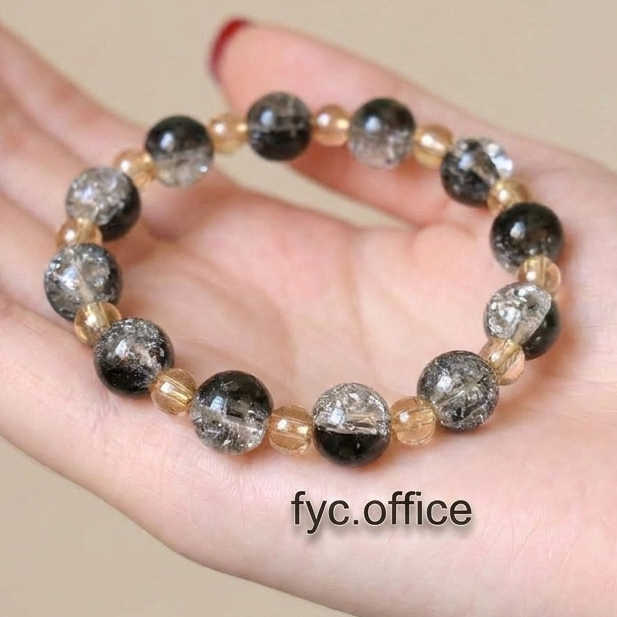 YEMENI STONE BRACELET 10MM DIAMETER / ผู้หญิง CRYSTAL STONE BRACELET