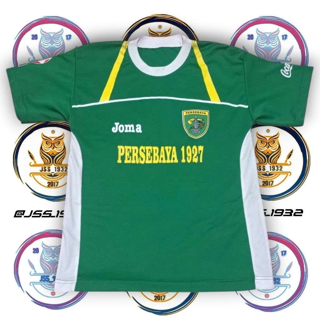 PERSEBAYA SURABAYA Home 2011 Kit J.TARKPOR 77 Retro Vintage Rare Blockecore Football Sports Jersey -