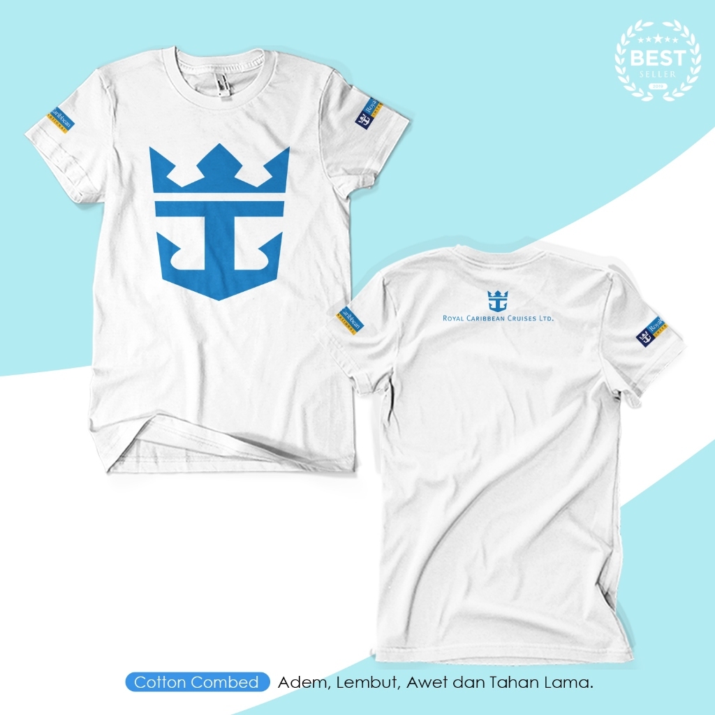 Royal Caribbean Cruises Ltd Travel เสื้อยืด Distro Cotton Combed 30s Graphic Tee KAOS KAGE