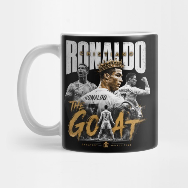 Goat Ronaldo CR7 Footbal Player Madrid Legend แก้วกาแฟ