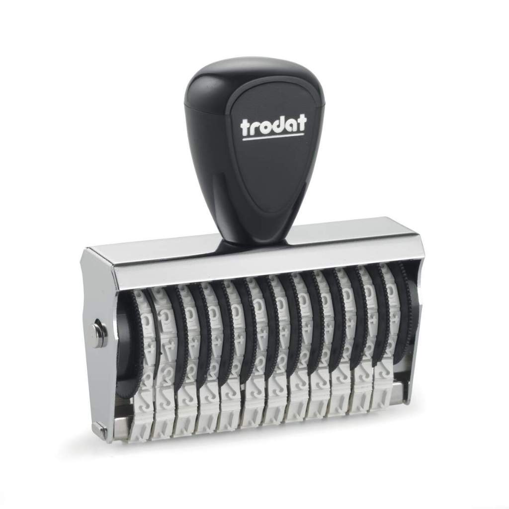 TRODAT STAMP 12 DIGIT 15412 4.0MM