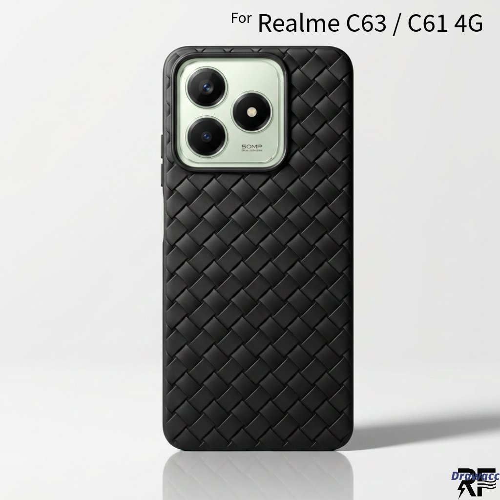 HP Realme C63 / C61 Softcase SLIM WOVEN BREATHABLE Casing Realme C63 / C61 เคสโทรศัพท์