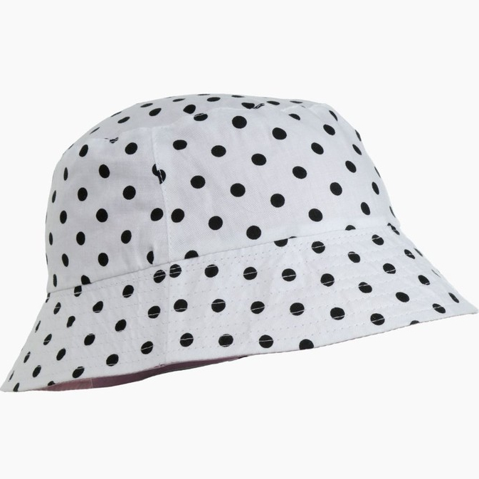 UNGU SOLERAM - NYO Reversible Bucket Hat - สีม่วงอ่อน / หมวกบักเก็ตเด็กแบบพลิกกลับได้ สีดํา สีม่วง