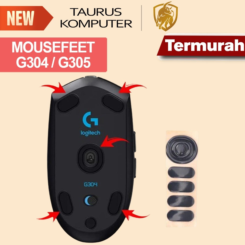 Mouse Feet PTFE Teflon Glide Skates Logitech G304 G305 - Gaming MouseFeet