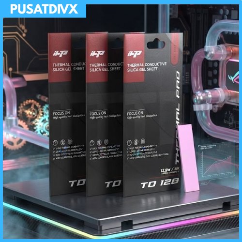 SANJI TD128 THERMAL PAD 12.8 W/MK SIZE 70X20MM THICKNESS 0.5MM 1MM 1.5MM 2MM CHIPSET CPU GPU VRAM VG