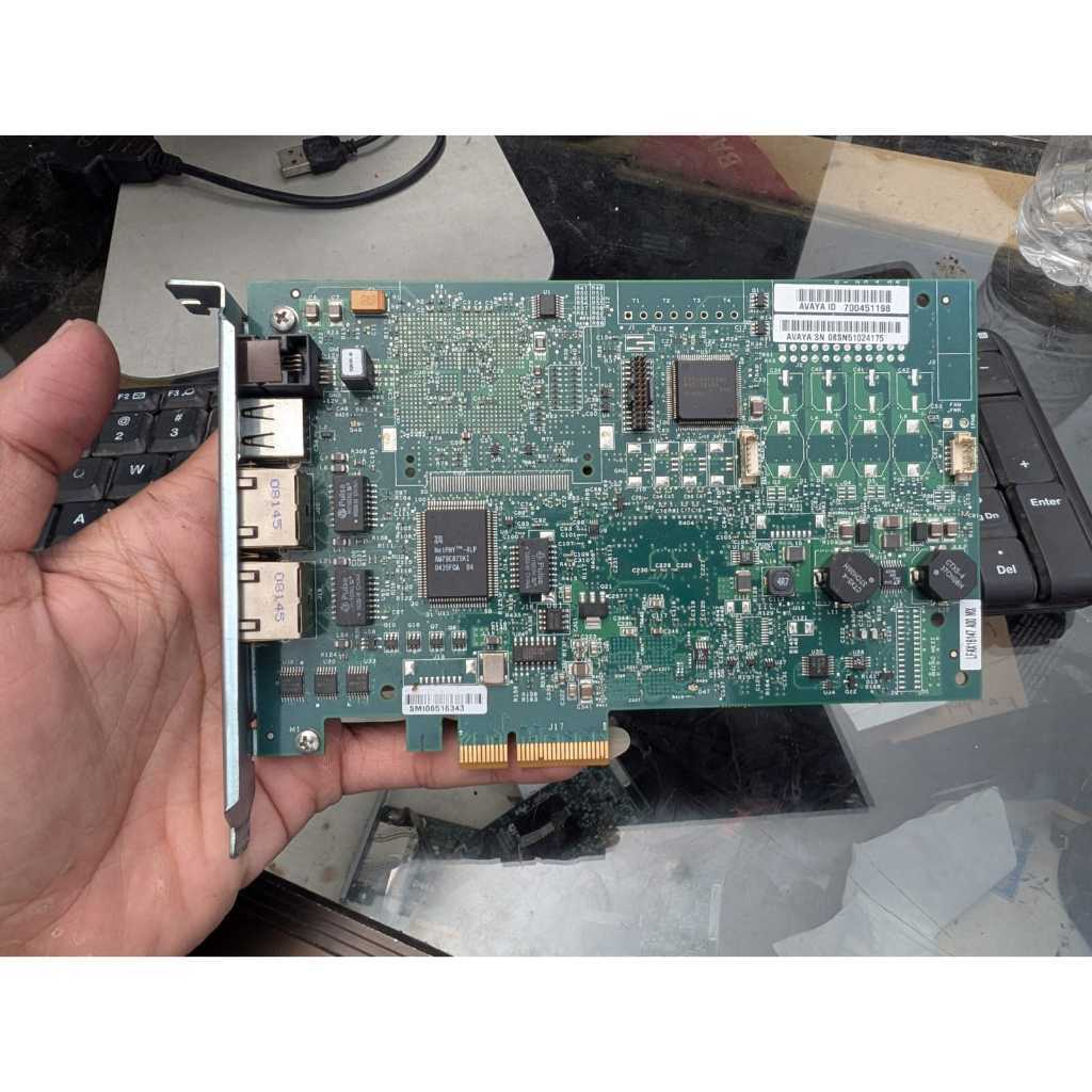 การ์ดการจัดการเซิร์ฟเวอร์ LAN Avaya 700451198 (Augmentix 16137) Dual LAN Port PCIe - การกําจัดหน่วยป