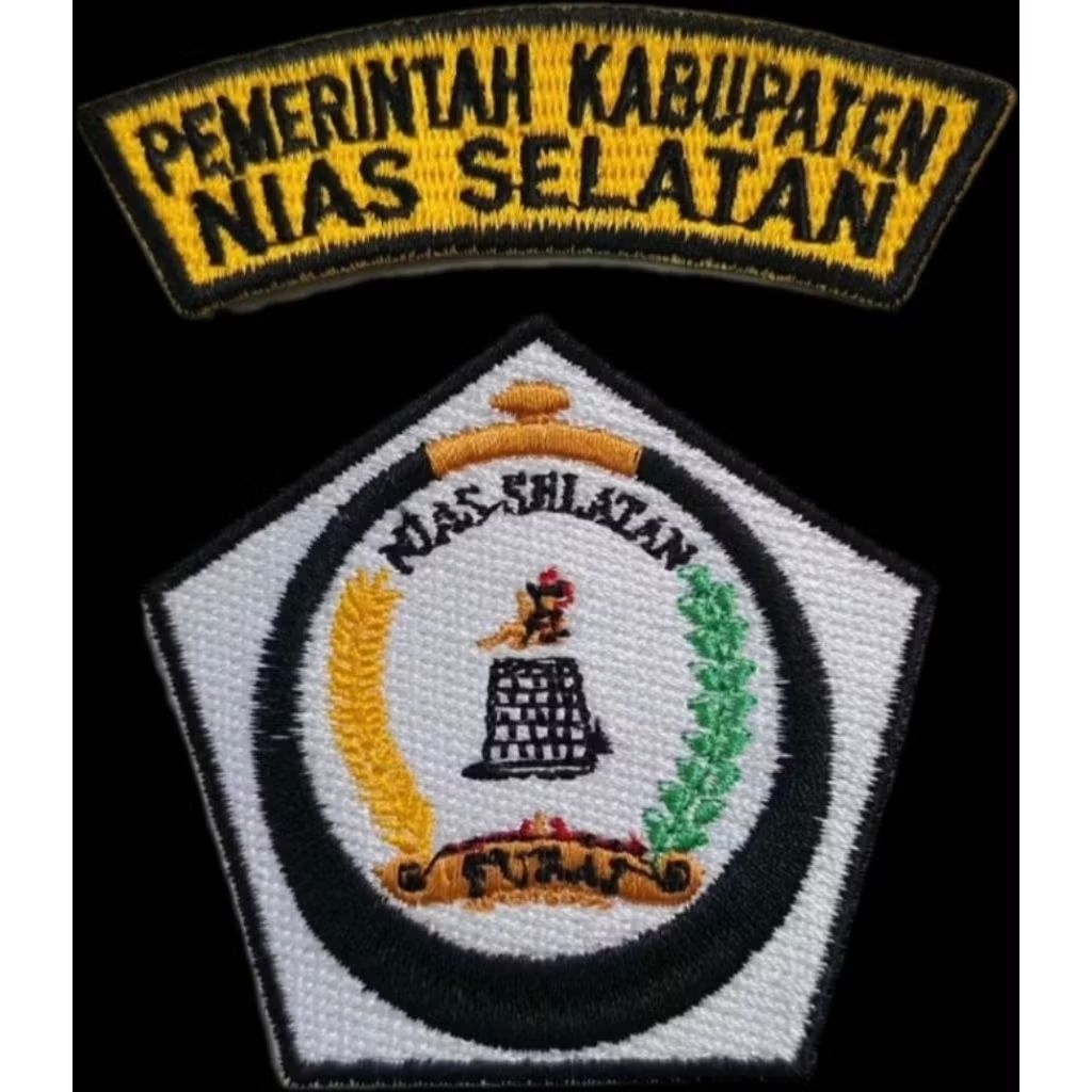 โลโก้ปักของโลโก้ Nias Regency South/South Nias/Nias