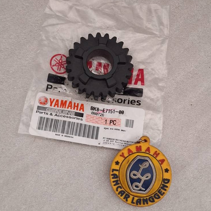 GEAR 5TH PINION / GEAR RATIO 5TH PINION YAMAHA VIXION R ORIGINAL YGP BK8-E7151-00