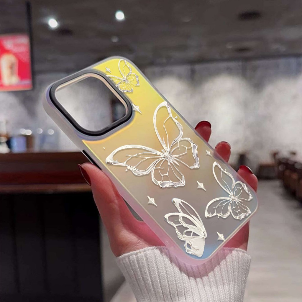 001 เคสโฮโลแกรมสําหรับ Vivo Y1S - Y03 - Y16 - Y18 - Y22 - Y22S - Y27 - Y28 - Y27S - Y36 - Y91C - Y10