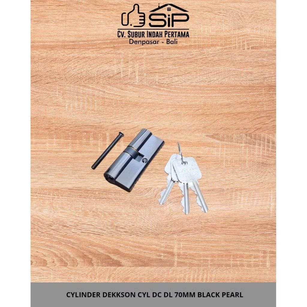 DEKKSON CYLINDER CYL DC DL70MM BLACK PEARL