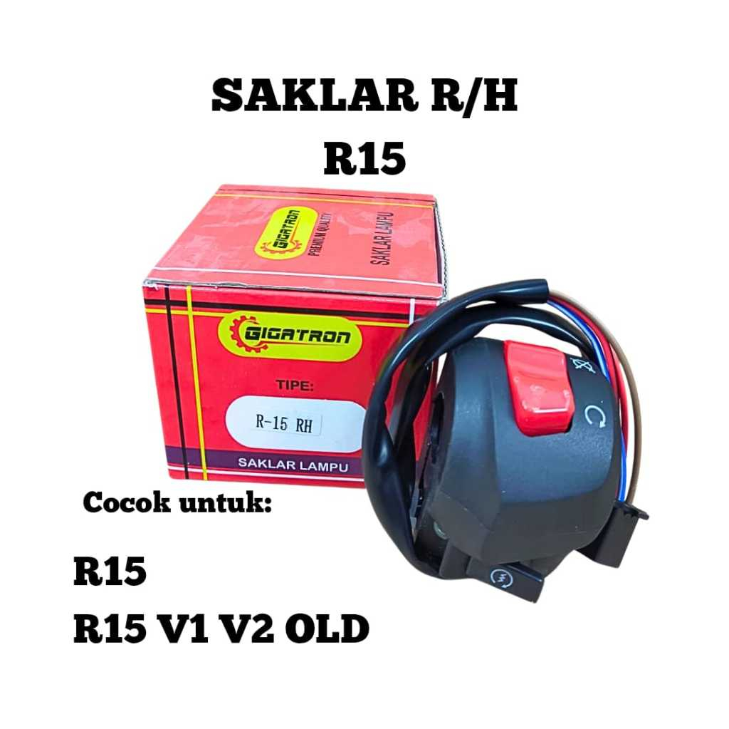 R/H SWITCH / RIGHT HOLDER R15 R 15 / R15 V1 V2 OLD GIGATRON