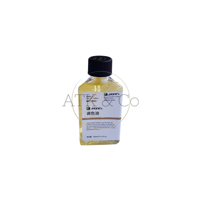 Maries MO-1031 100ml Acrylic Medium Oil Painting - น้ํามันทินเนอร์สีอะคริลิค 100 ml