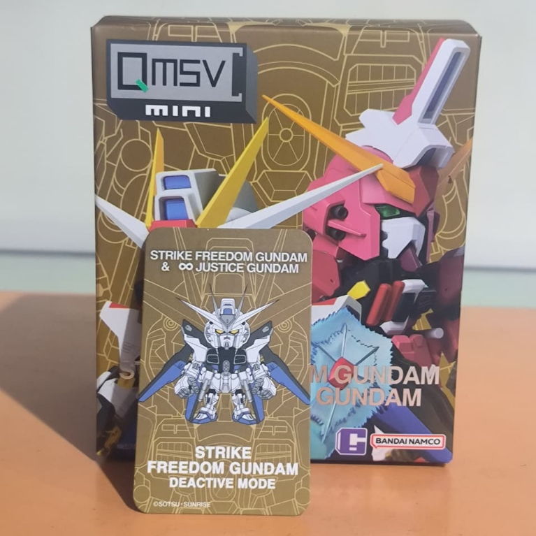 QMSV Mini Strike Freedom Gundam & Justice Gundam - Strike Freedom Gundam (โหมดการเปิดใช้งาน)