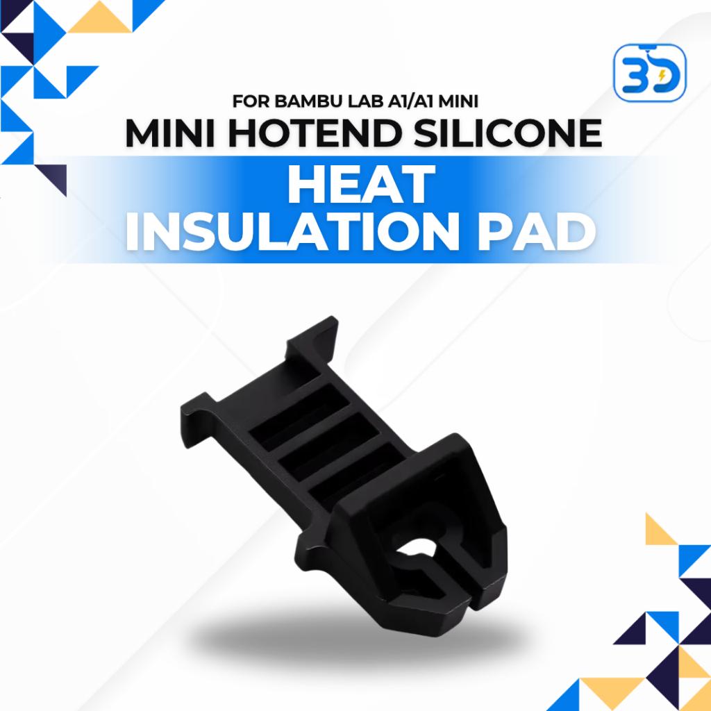 Bamboo Lab A1/A1 แผ่นฉนวนกันความร้อนซิลิโคน Hotend ขนาดเล็ก