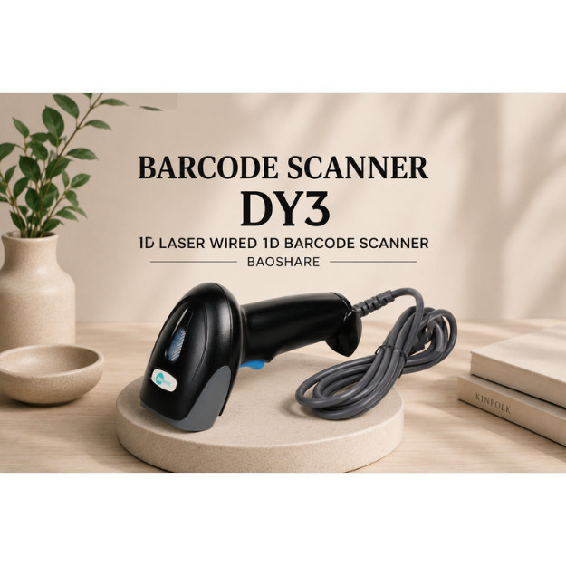 BARCODE SCANNER DY3 1D เลเซอร์ไร้สาย 1D บาร์รหัส SCANNER BAOSHIRE