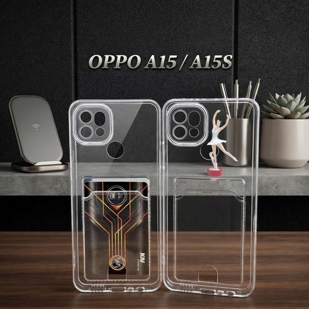(KKS 02) Softcase Slot Card Holder สําหรับ Oppo Reno 6 A98 Reno 11 Reno 5F A78 5G A3 Pro