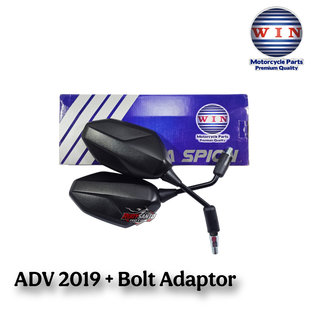 Honda ADV 2019 150 160 K0W กระจกมองหลังพร้อมอะแดปเตอร์โบลต์ชุดขวาซ้าย WIN
