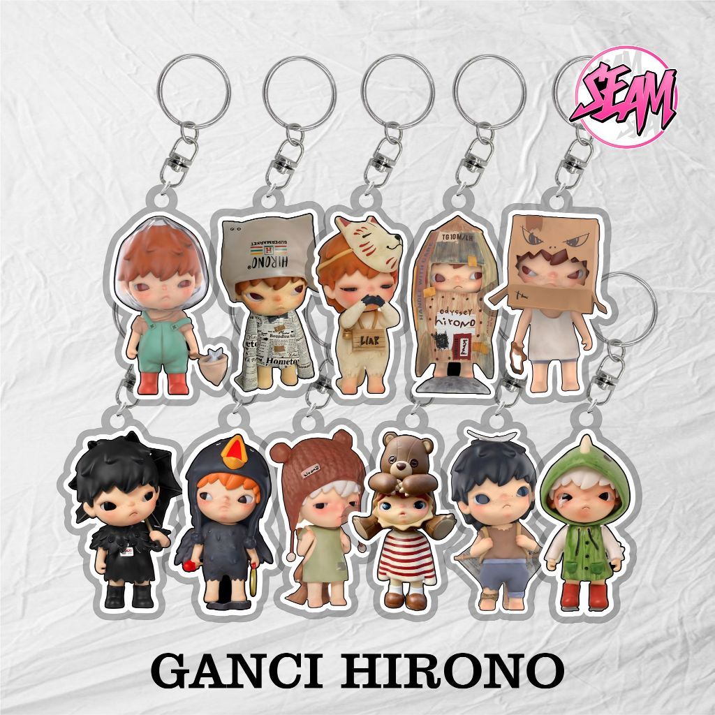 พวงกุญแจ HIRO พวงกุญแจ CUTE COOL HIRONO CHARACTER ใหม่ล่าสุด VIRAL พวงกุญแจ LATEST HIRONO KEYCHAIN