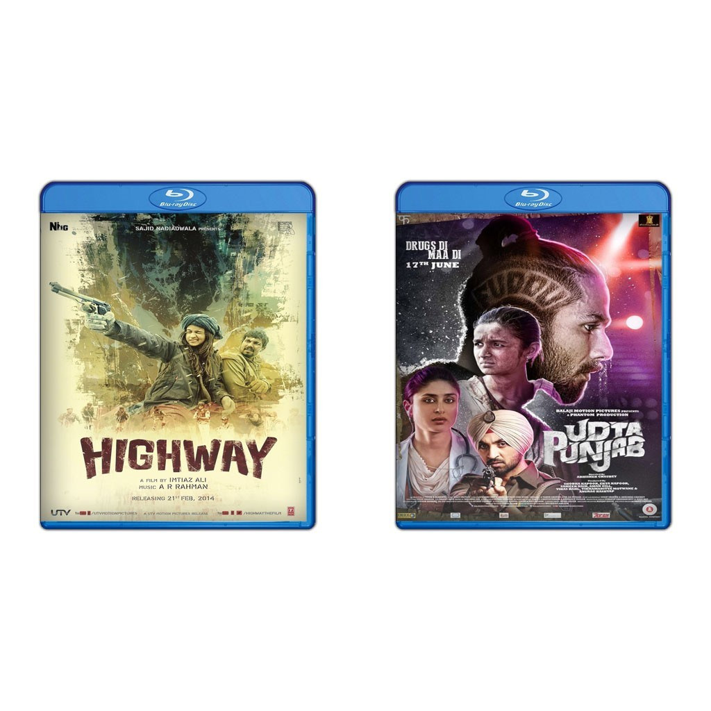 ดีวีดีทางหลวง (2014) + ดีวีดี Udta Punjab (2016)