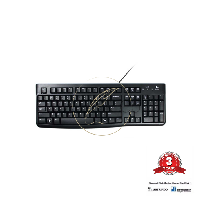 Logitech Keyboard สาย USB แบบมีสาย K120 ของแท้