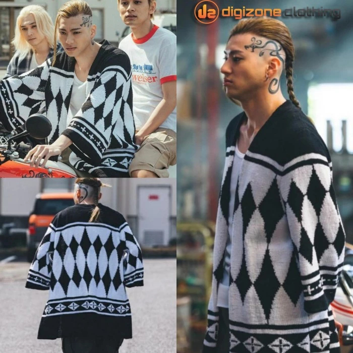 เสื้อคาร์ดิแกนถัก Tokyo Revengers Draken