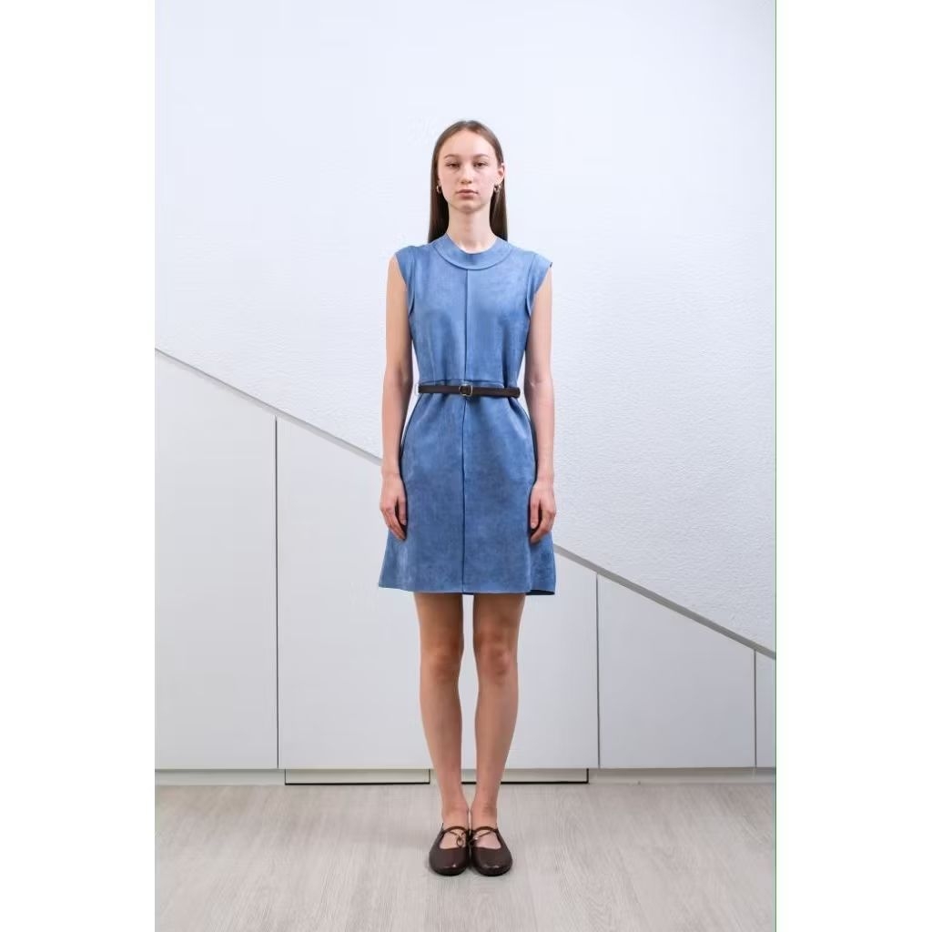 คาร์ล่า - 317478 HAVEN FAUX SUEDE DRESS WITH BELT / SUEDE เดรสพร้อมเข็มขัด