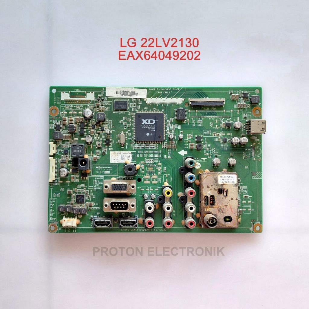 MESIN LG 22LV2130 LED TV เมนบอร์ด 22LV2130-TA 22LV2130.ATC Manherboard LCD LP91U EAX64049202 โมดูล M