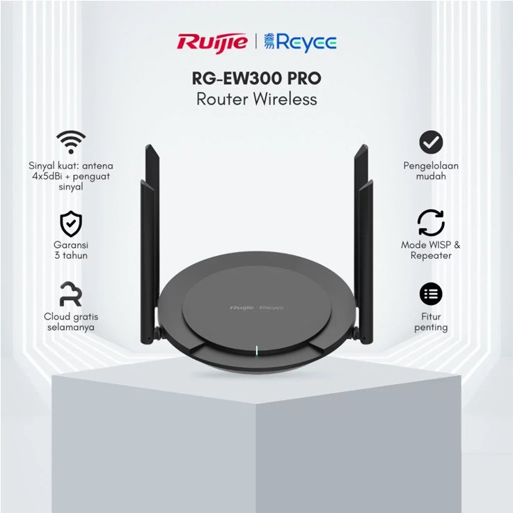 Ruijie Reyee RG-EW300 PRO เราเตอร์ไร้สายอัจฉริยะ 300Mbps