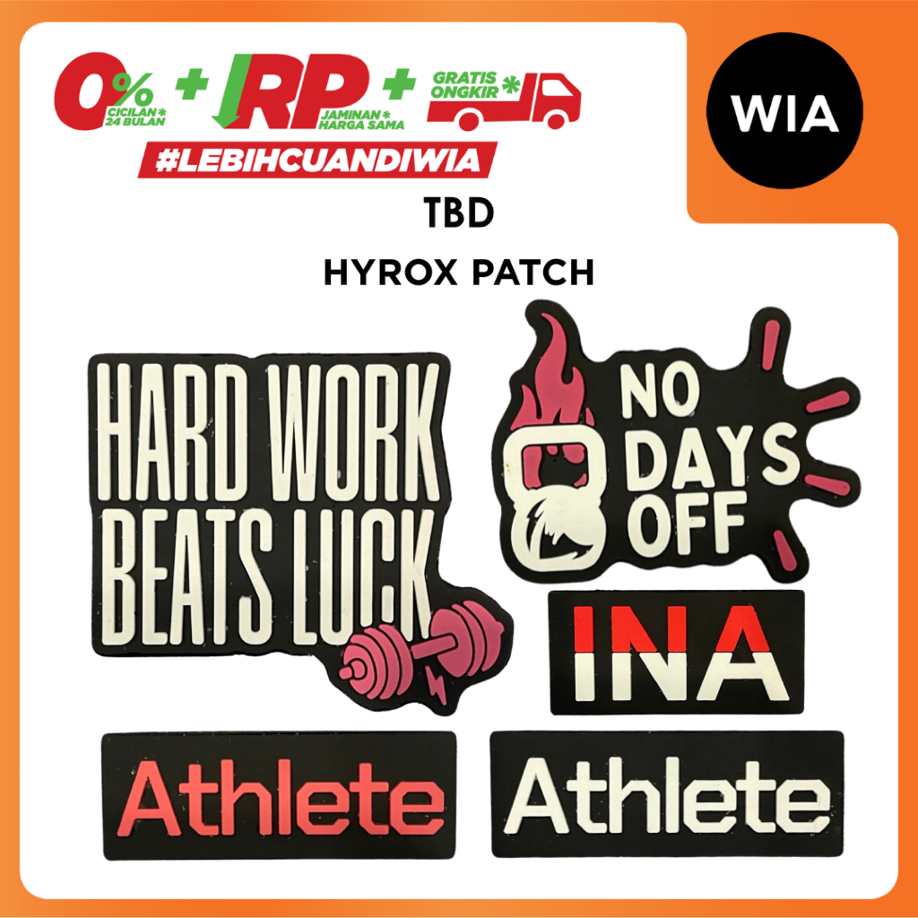 WIA TBD HYROX PATCH*