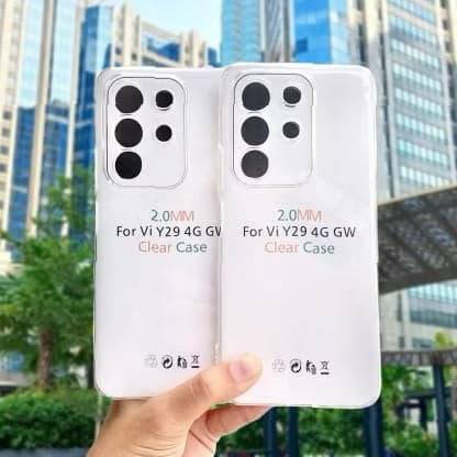 SOFTCASE 2.0 MM CLEAR CASE สําหรับ VIVO T1 PRO V30 V30 PRO V50 5G V50 LITE V60 LITE X100 5G X200 5G 