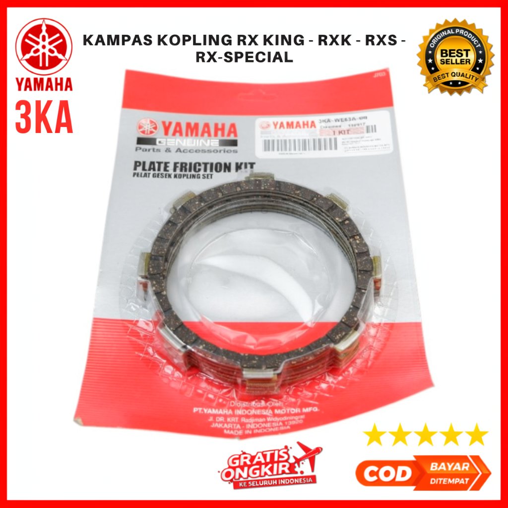 แผ่นคลัช RX King ดั้งเดิม / ชุดแผ่นคลัช RX King - RXK - RXS - RX-Special - 3KA-WE63A-00