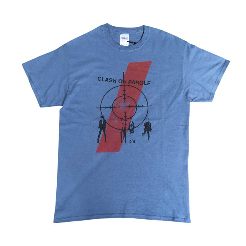 เสื้อยืด The Clash Clash On Parole Blue