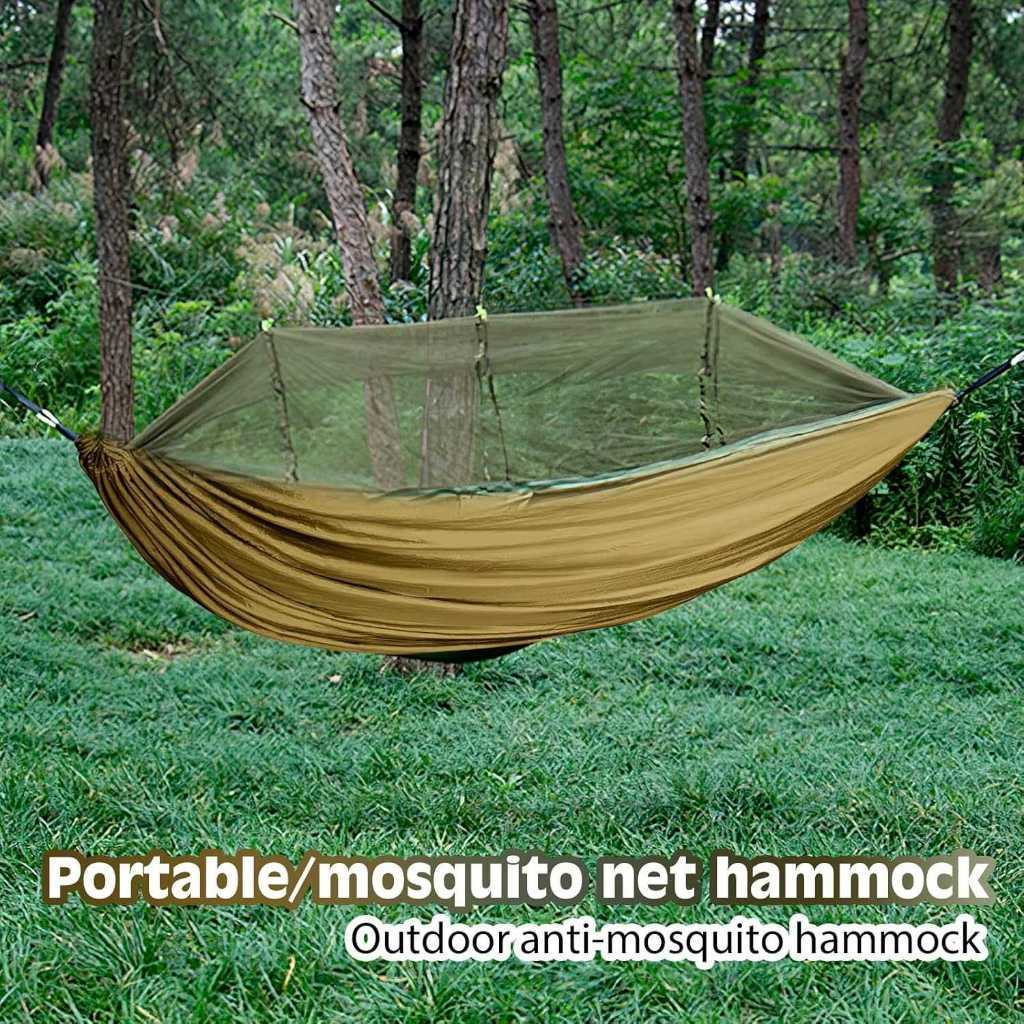 เปลญวน มุ้งกันยุงแบบแขวน Swing Camping Outdoor 2.9x1.4M - J510