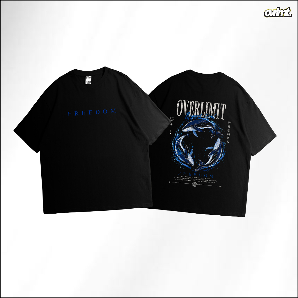 OVERLIMIT - เสื้อยืด OVERSIZE พรีเมี่ยม / เสื้อยืด DISTRO สําหรับผู้ชายระดับพรีเมียม COTTON COMBED 2