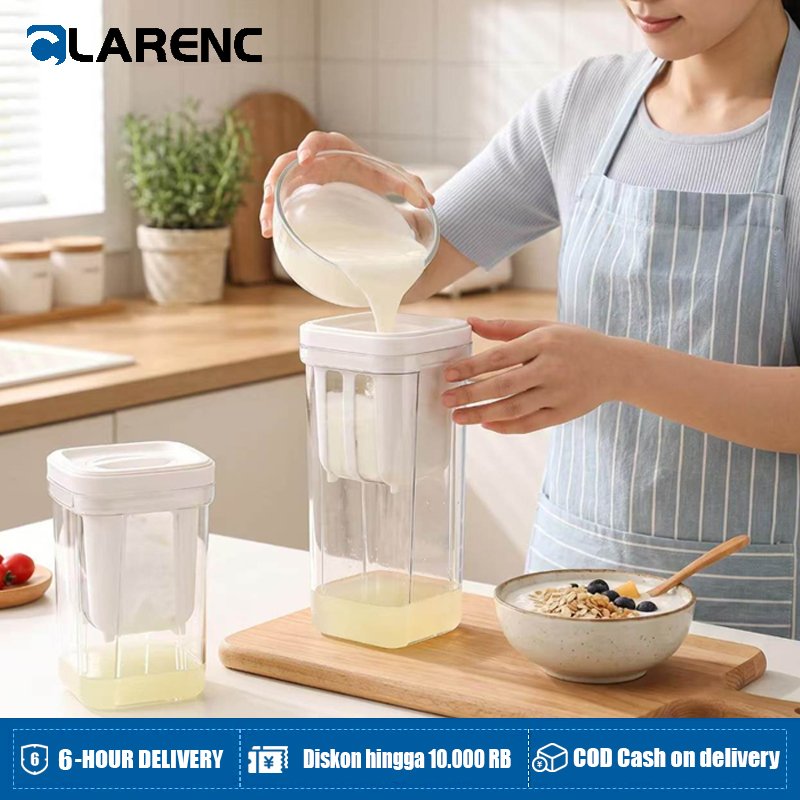กล่องกรอง Greek Yogurt เครื่องแยกเวย์ โฮมเมด / Food Container Strainer